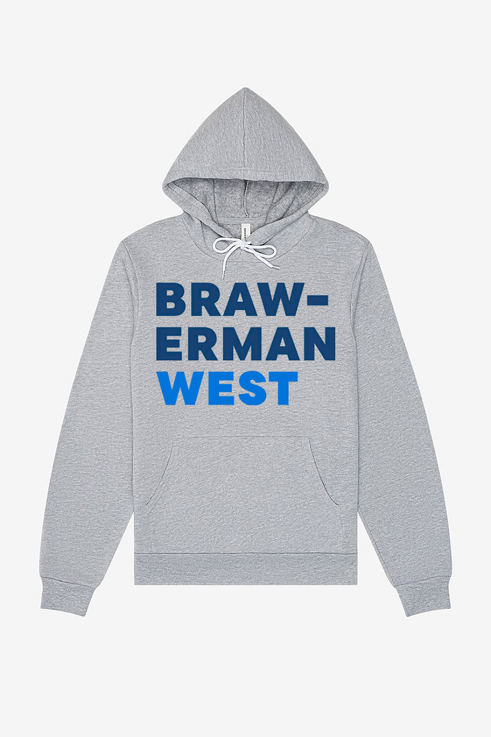 Adult Sponge Fleece Pullover Hooded Sweatshirt - Three-line